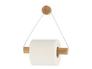 drzac rolo papira TENDANCE 19*18.3*4cm samolepljivi bambus beli 91047100